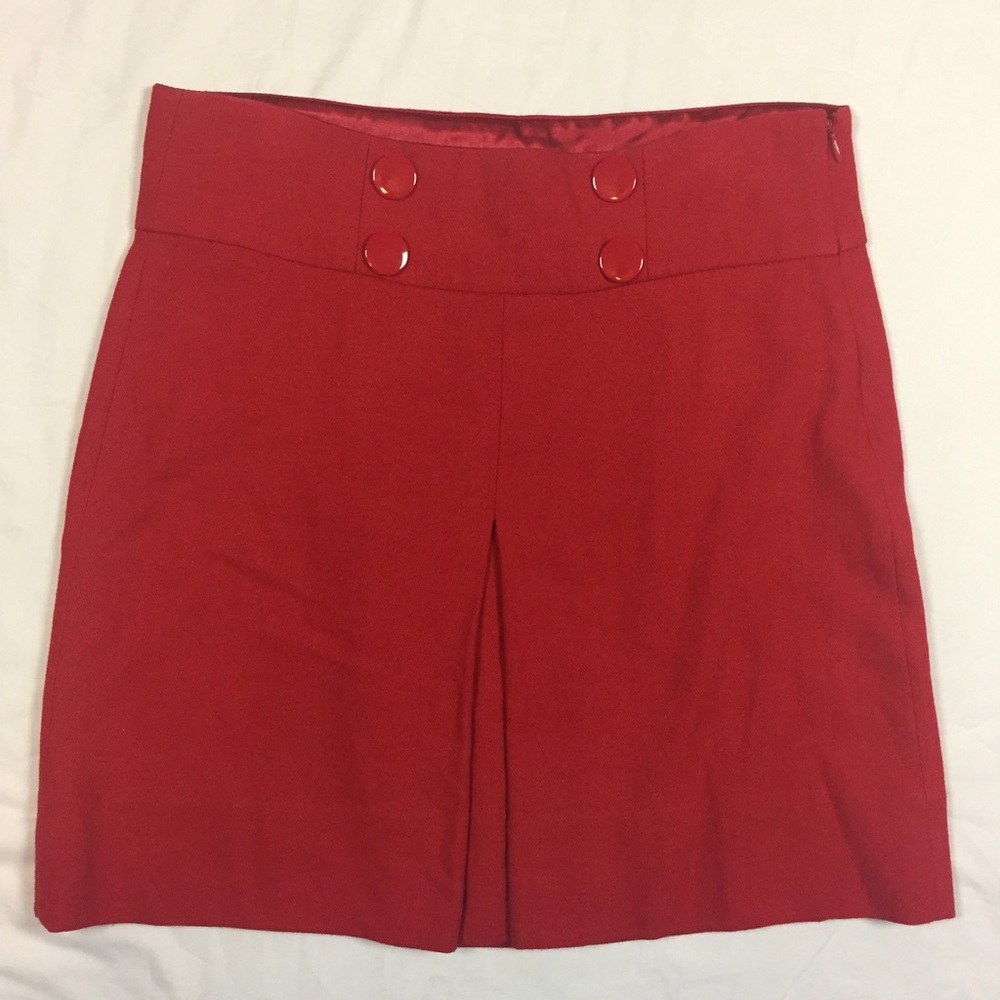 Fossil Wool Blend A Line Skirt